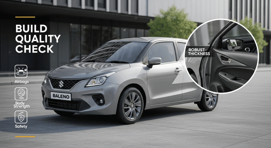 Baleno 2025 Build Quality