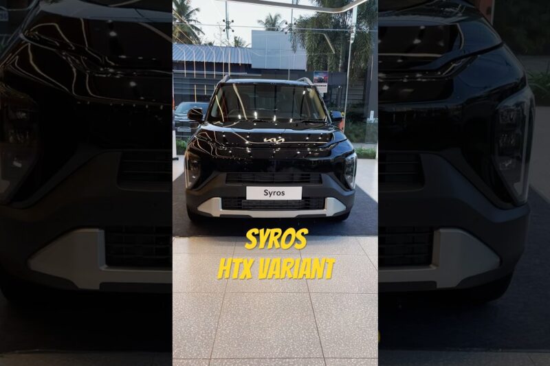 Kia Syros 2025 HTX Variant: Unleashing Power with 5 Exceptional Features: