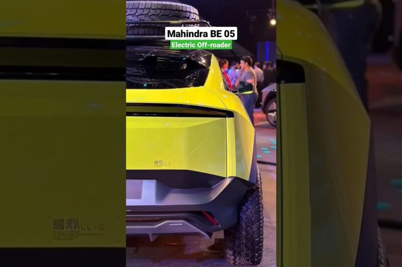 “Discover the Powerful Mahindra EV Offroader BE 05: Top 5 Features of this Game-Changing Electric SUV”: