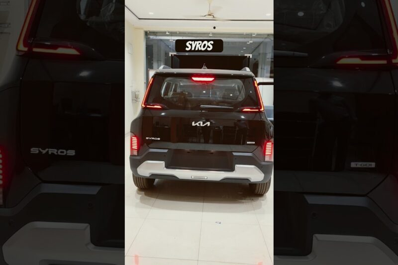 Drive Luxury: Discover the 2025 Kia Syros Black Edition – Your Affordable Range Rover Alternative Under 12 Lakhs: