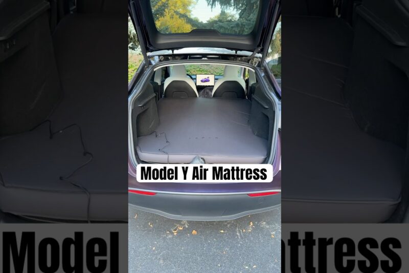 “Transform Your Road Trips: Top 5 Reasons to Choose the Official Model Y Air Mattress”:
