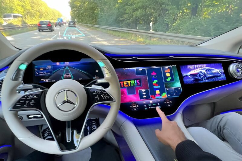 “Unleashing the Future: Experience the 2025 Level 3 Autonomous Mercedes EQS Drive and Luxurious Interior Review”: