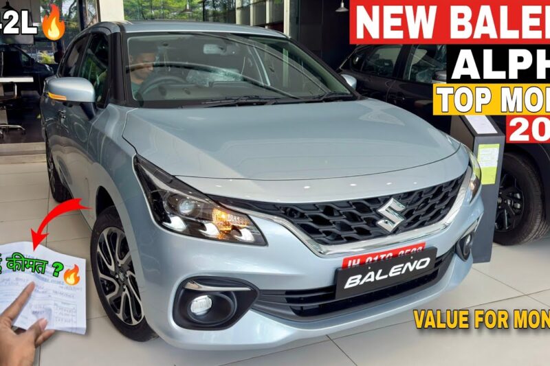 “2025 Maruti Suzuki Baleno Alpha Model Review: Top Features, On-Road Price, and Impressive Mileage”: