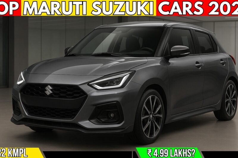 Top 7 Best Maruti Suzuki Cars In India 2025