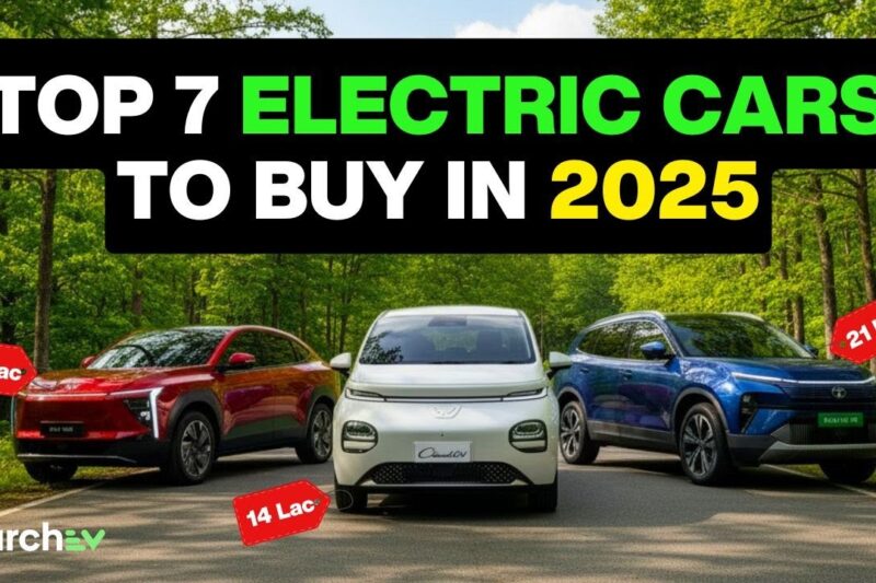 Top 7 Best Electric Cars in India 2025 🚗⚡ Price, Range & Features | SearchEV