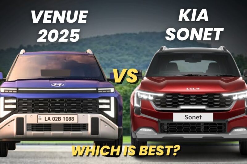 Hyundai Venue 2025 vs Kia Sonet | Which is Best? | new venue vs new sonet