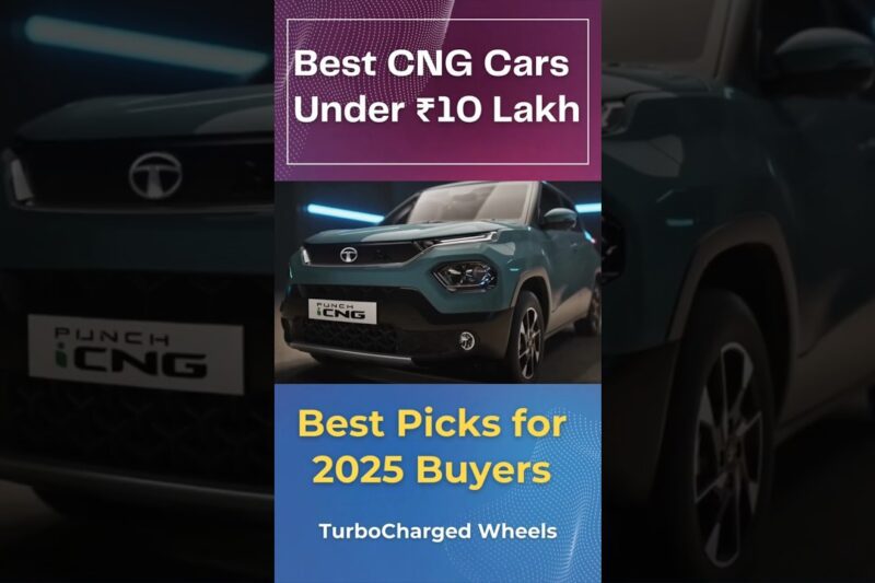 Best CNG Cars Under ₹10 Lakhs in India (2025) #cngcars #turbochargedwheels