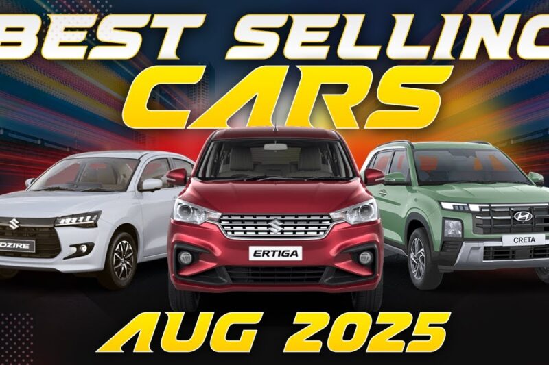 Top 25 Best-Selling Cars in India August 2025