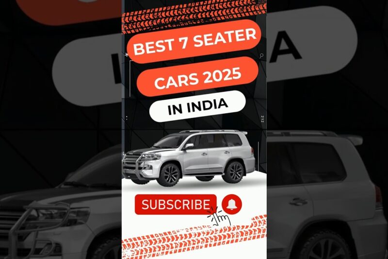 Top 10 cheapest 7-seater cars in India -2025 #reels