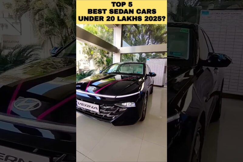 Top 5 Best Sedan Cars Under 20 Lakhs 2025 #shorts :Best Sedan Car Under 20 lakhs in India 2025