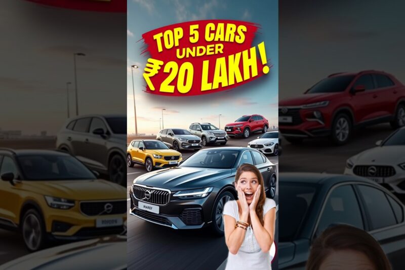 best cars under 20 lakhs india 2025 | top 10 luxury cars in india under 20 lakhs | #shorts