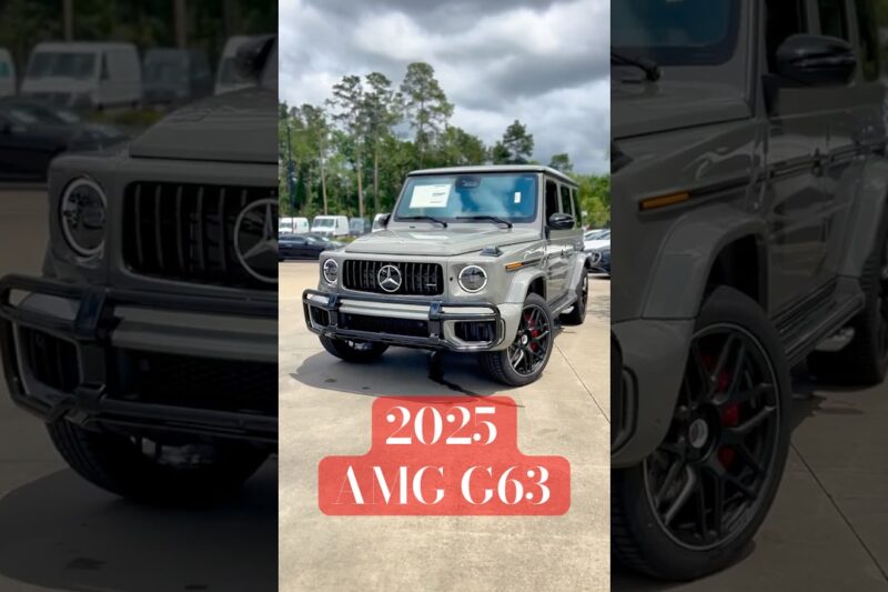 GET READY FOR THE 2025 AMG G63 BEAST in Arabian Grey!