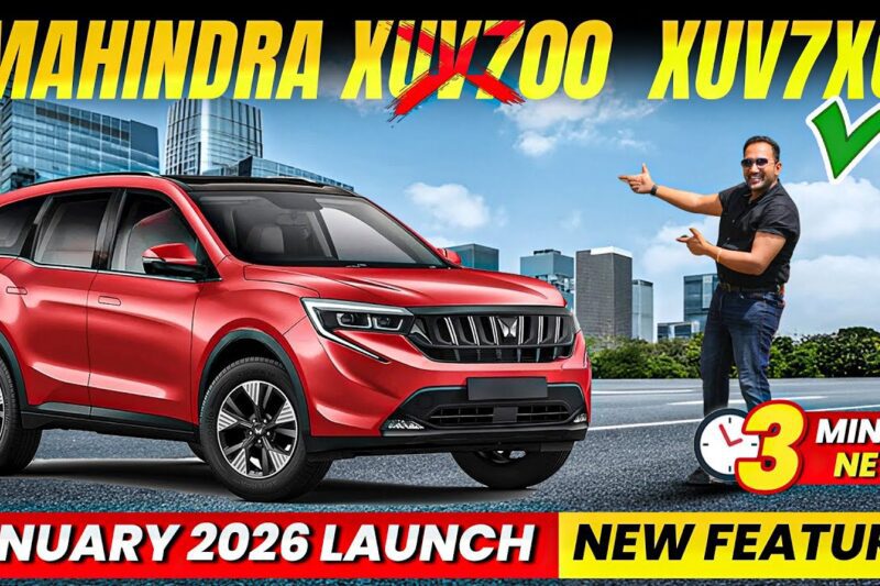 Mahindra XUV7XO is the XUV700 Facelift 🔥 January 2026 Launch 🔥 Tata Harrier Petrol Rival 🤯