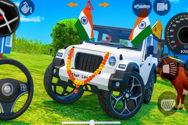 Modified Mahindra Thar Car Games: Indian Cars (Gadi Wala Game) – Car Game Android Gameplay 2025