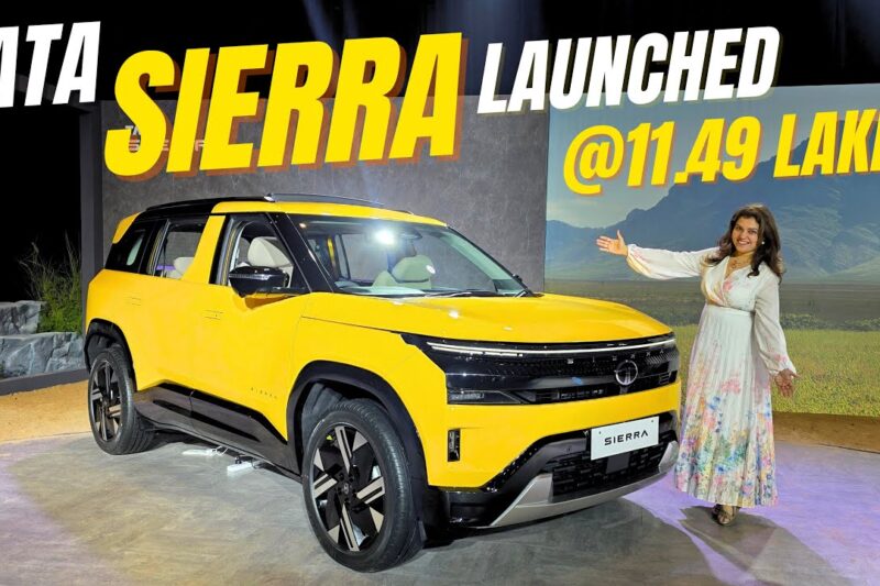 TATA Sierra Diesel Launched @ ₹ 11.49 Lakhs – Competition के Top Model वाले features Base में ❤️