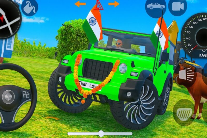 Modified Mahindra Thar Car Games: Indian Cars (Gadi Wala Game) – Car Game Android Gameplay 2025