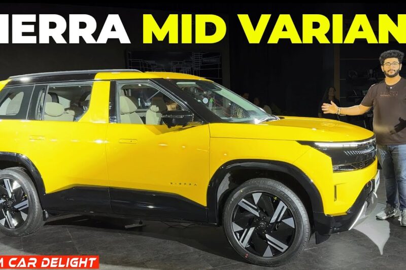 Tata Sierra 2nd Top Model – Walkaround Review with All Details | Tata Sierra 2025