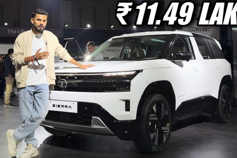 Tata Sierra 2025 Launched ₹11.49 Lakhs – Interiors & Features – Price? Detailed Review !!