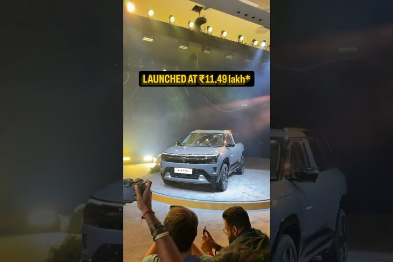 LAUNCHED! Rs. 11.49 Lakh for TATA SIERRA!