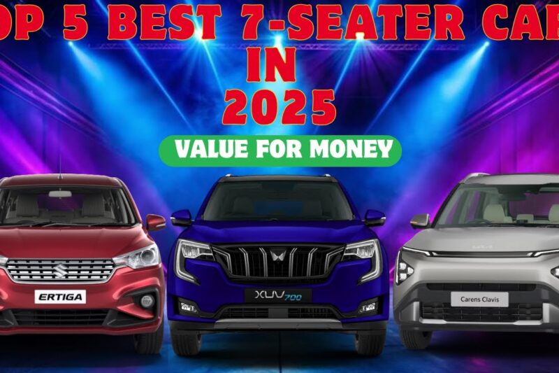 Top 5 Best 7-Seater Cars in India in 2025