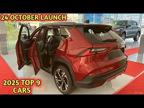 25 October Launch Top Best Car in India 2025 | 9 Upcoming Cars in India Diwali 2025