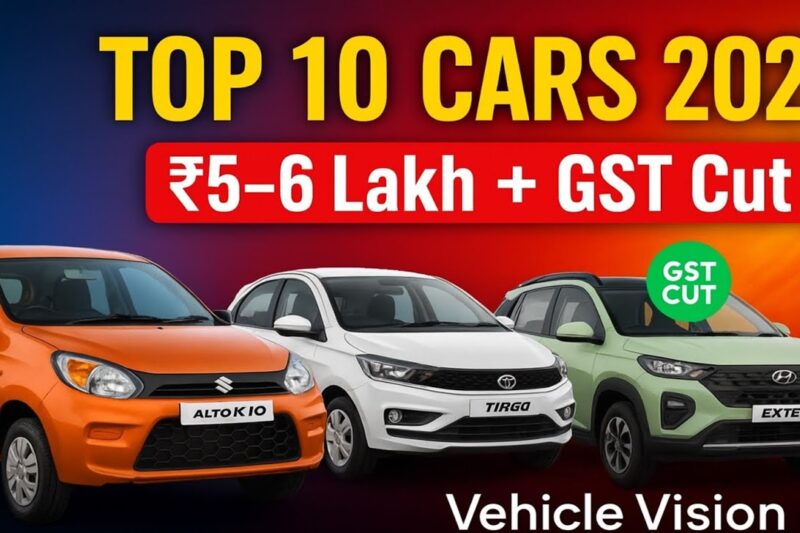 Top 10 Cars Under ₹6 Lakh in 2025 | Best Budget Cars in India | GST Cut Benefits Explained 🚗🔥