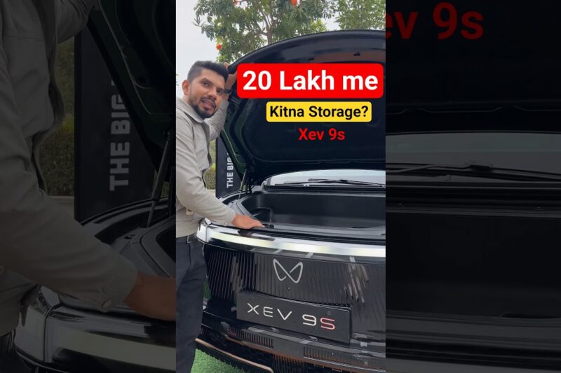 Xev 9s has sabse jyda storage under 20 lakh 7 seater #mahindraxev9s