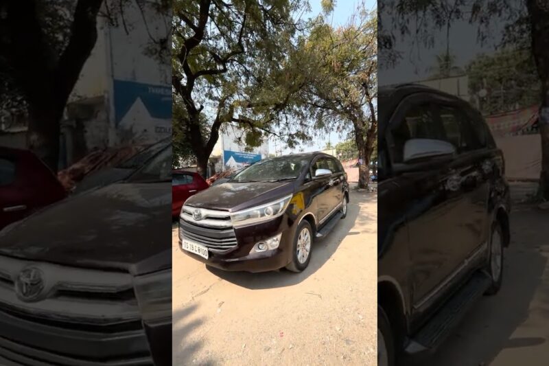 Second Hand Innova Crysta for Sale in Hyderabad | Neat & Genuine Vehicle | Best Family Car Deals