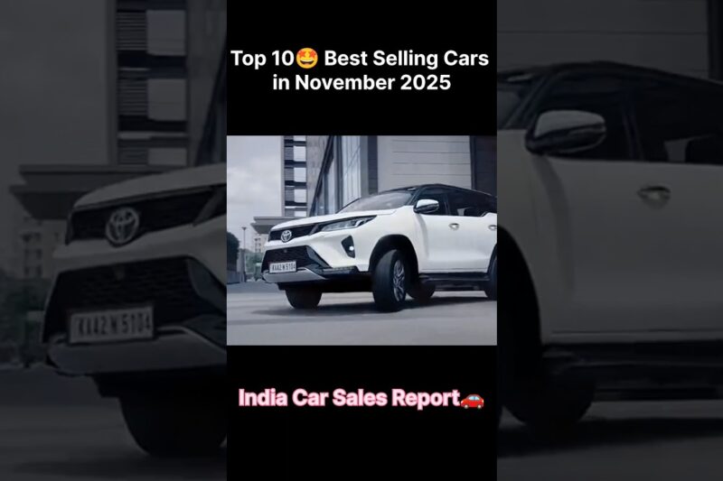 The Best Selling Cars of November 2025