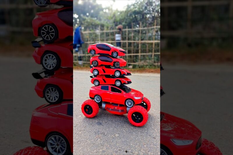 6 Red Rc car Best Remote Control sport car || #shorts