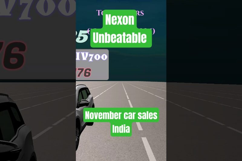 Top 25 cars in India-November 2025 #carsales #gaming #indiacars