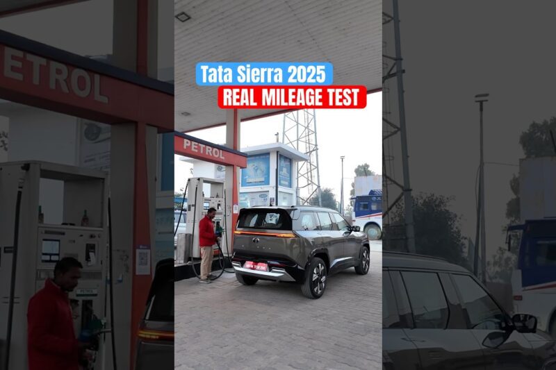 Tata Sierra 2025 Mileage Test – Better Than Creta ?