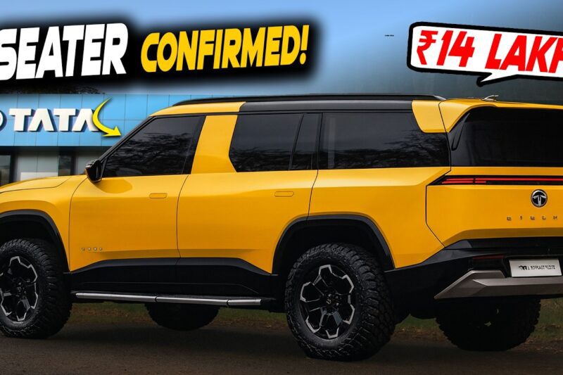 Tata Sierra 7 Seater Confirmed ! Tata’s Final Step to Beat Mahindra in SUV Game
