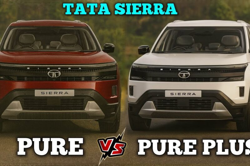 Tata Sierra Pure vs Pure Plus | Full Comparison & Features Explained ✅ Tata Sierra 2025