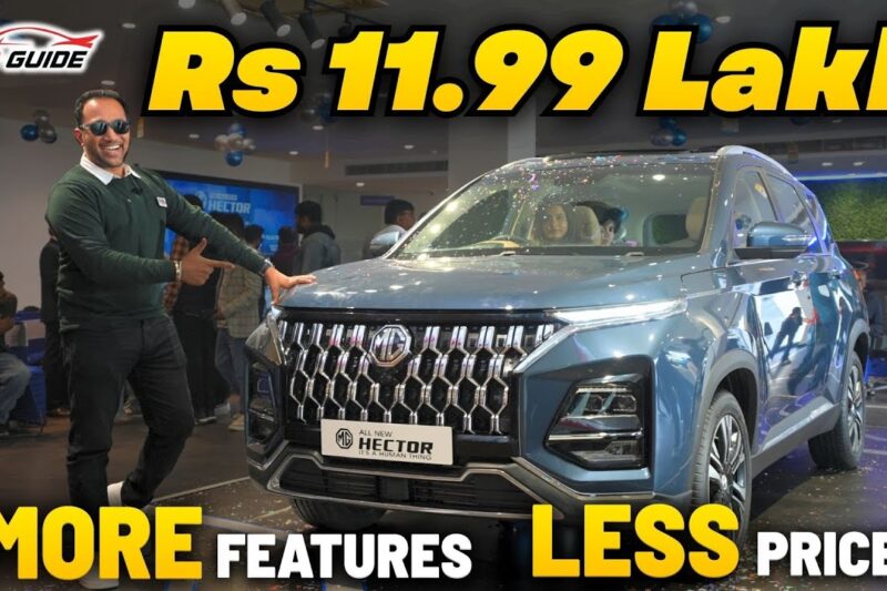 Rs 11.99 Lakh – MG HECTOR 2026 Launched 🔥 Mahindra XUV 7XO & Tata Harrier Petrol Rival 🔥