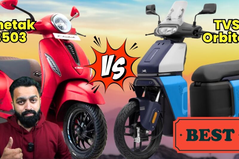 TVS Orbiter Vs Baja Chetak 3503 | 2025 Best Electric Scooter in India | PVJ Educational