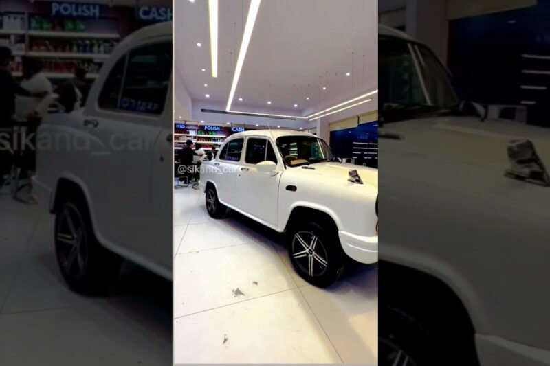 #modified #ambassador #car #z#black #alloy#bass#wheels #ac #vip#cars #fully#modified #white#luxury