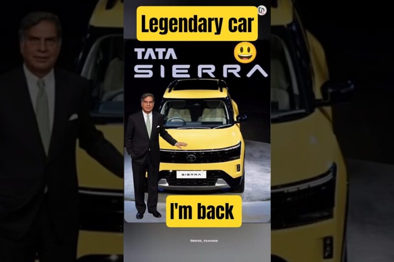 Tata Sierra ने मार्केट हिला दिया 😱 | Future SUV of India 🔥 #Sierra #shorts