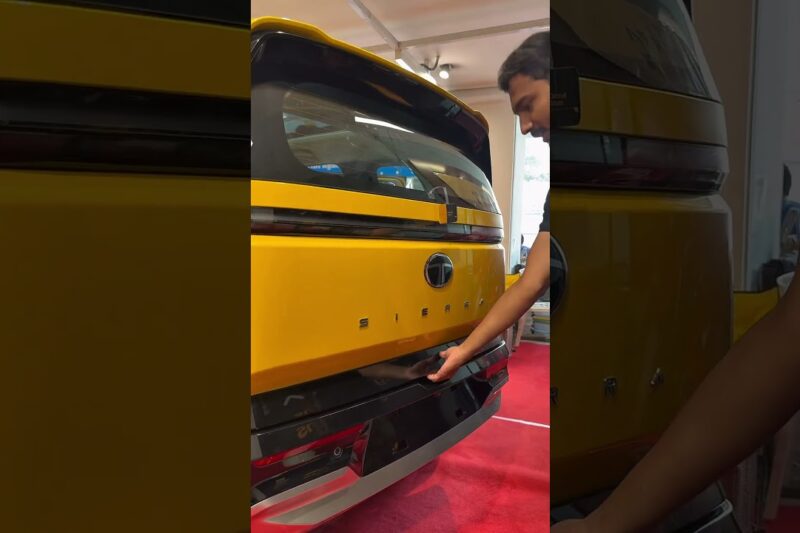 TATA SIERRA, rear view full review in (Telugu) #catboots #india #tatasierra2025 #telugu #car#trend