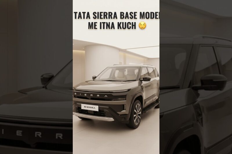 Tata Sierra Base Model = Full Loaded! 11.5 Lakh Me Itna Sab #tatasierra #sierra2025 #sierra