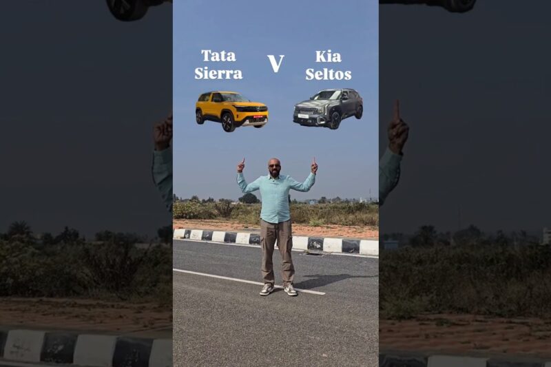 2026 Kia Seltos v New Tata Sierra! Which one is your pick?
