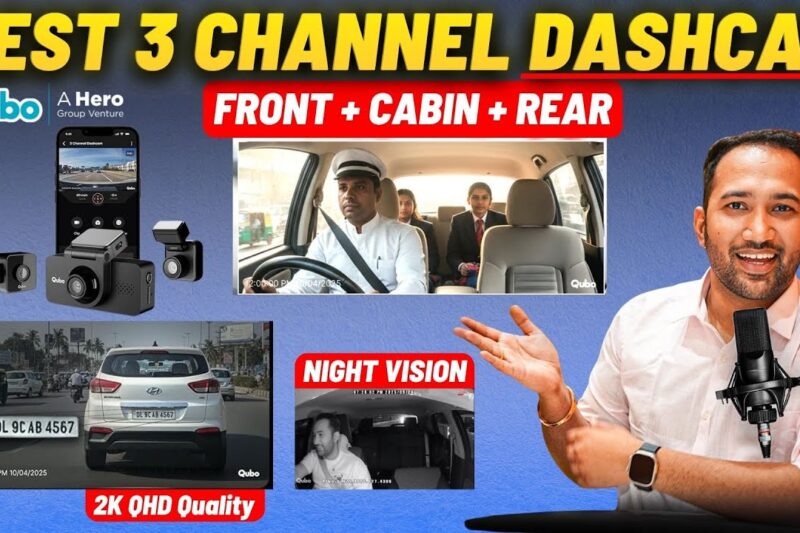 Best 3 Channel DashCam 👍🏻 Best DashCam of 2025 ? Qubo DashCam with 2K Quality & Night Vision 🤯