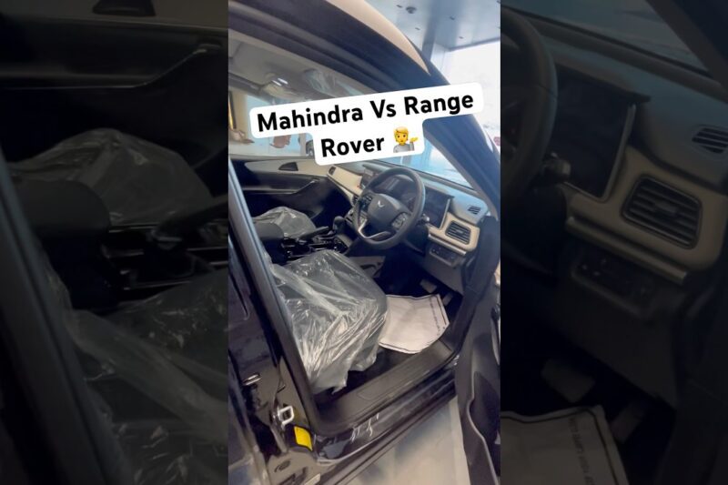 Mahindra Vs Range Rover 😱 #offroad #automobile #electric #raptor #seltosblack #mahindrathar