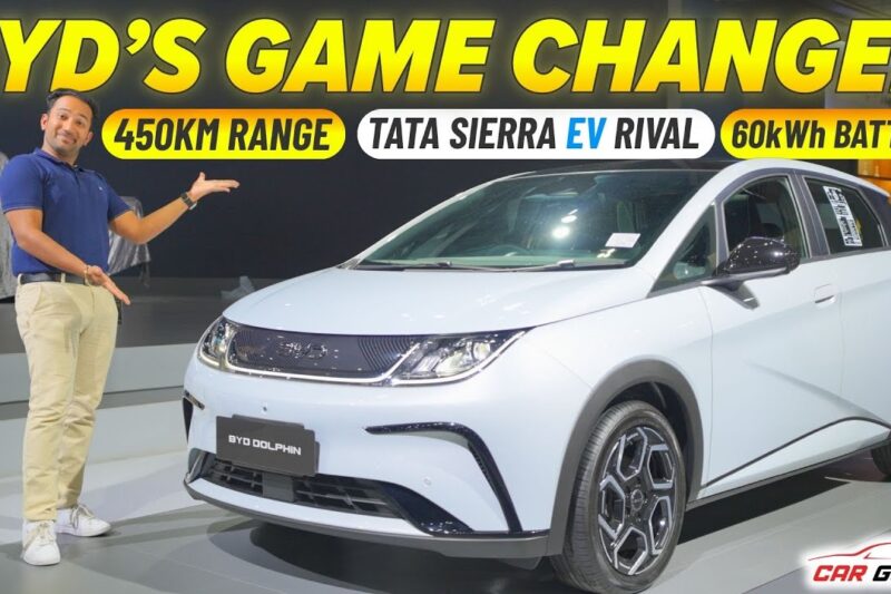 Tata Sierra EV & MG Windsor EV Pro Rival ⚡ BYD Dolphin Electric SUV ⚡ 450KM Range ⚡ Rs 15 Lakh EV ?