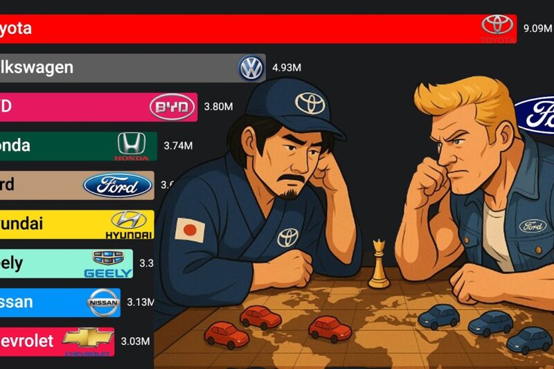 Best Selling Car Brands (1960 – 2025)