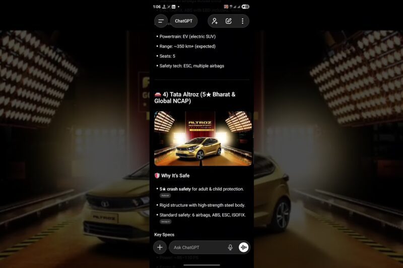 India’s Top 5 Safest Cars Under 10 Lakhs 2025-2026| #cars #tata #viral