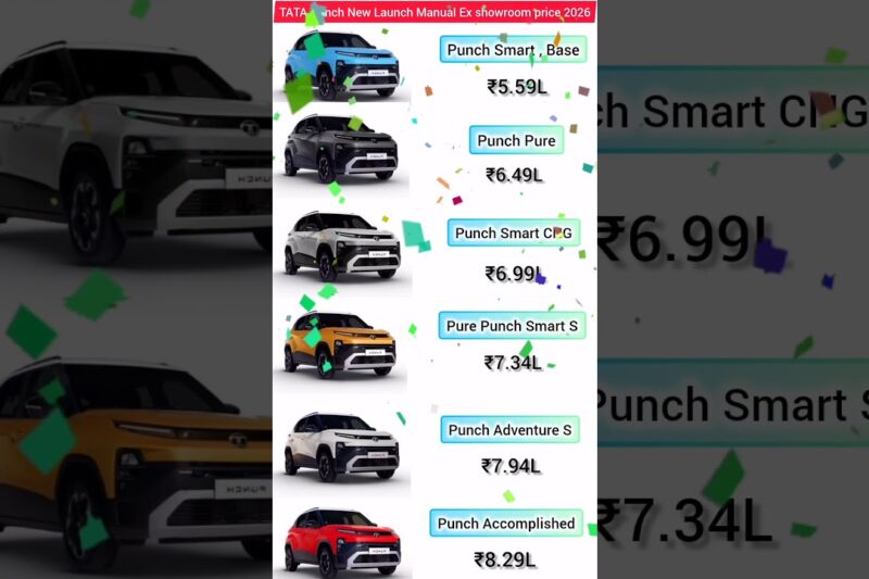 Tata Punch Facelift 2026 🚗 New Price List | Worth Buying?#TataPunch2026 #TataPunchPrice