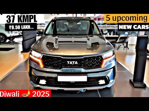 Top 5 Upcoming Cars Launching in India This Diwali 2025 🚗 | New Car Prices, Features & Launch Dates