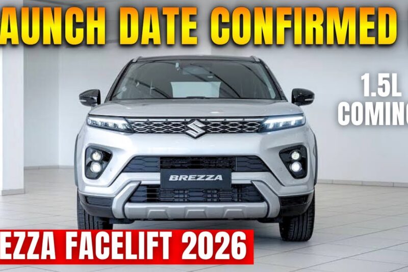 GOOD NEWS🚀 BREZZA Facelift 2026 Launch SOON | brezza 2026 features | brezza mileage 2026