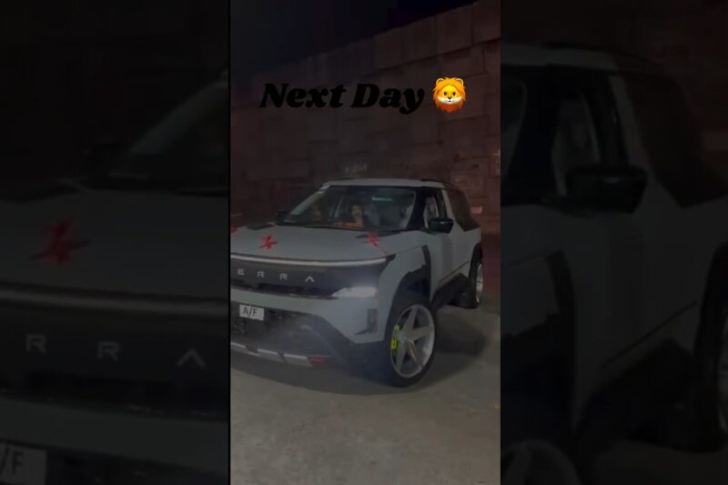 first modified new tata Sierra #tata #tatasafarilovers #ytviral #tatasierra2025 #tatasierra #sierra